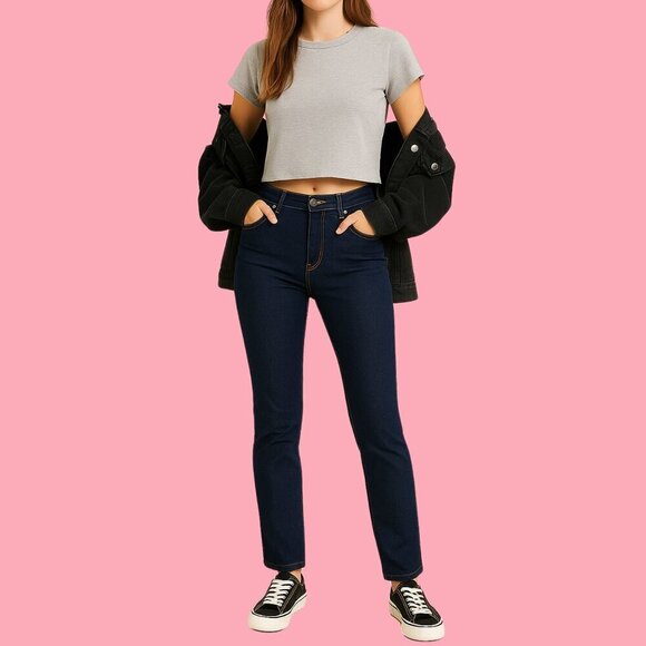 🖤 Levi’s 311 Shaping Skinny Jeans - Size 30 (Dark Wash Stretch Denim) 🖤 - Picture 1 of 8